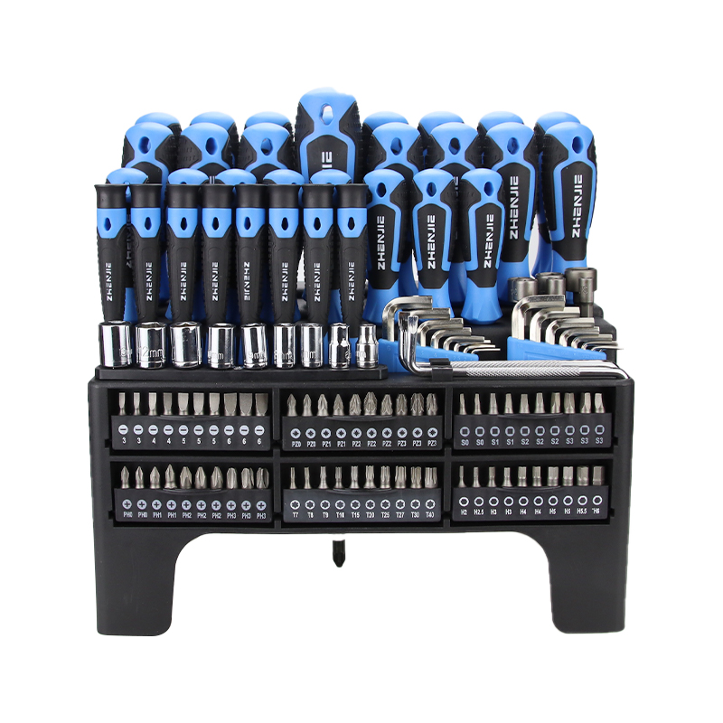 125pcs prateleira de plástico CRV chave de fenda Bit Tomada Hex Key Nut Driver Set