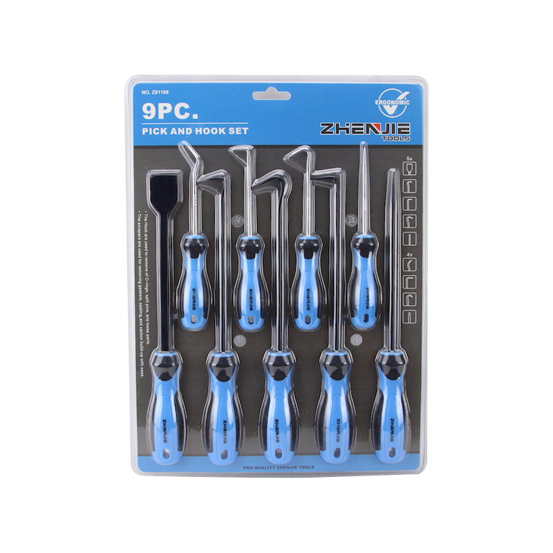 Conjunto de gancho de picareta de raspador 9pcs