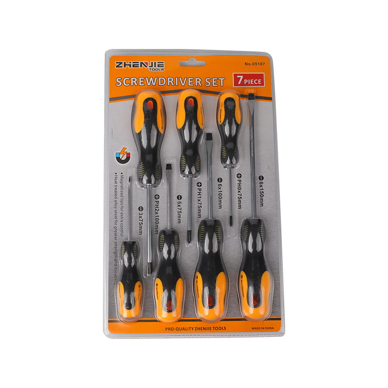 Conjunto de chave de fenda 7pcs com fenda e Phillips