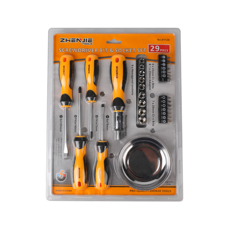 Conjunto de bits de chave de fenda Phillips Pozidriv Square CRV de 29 unidades