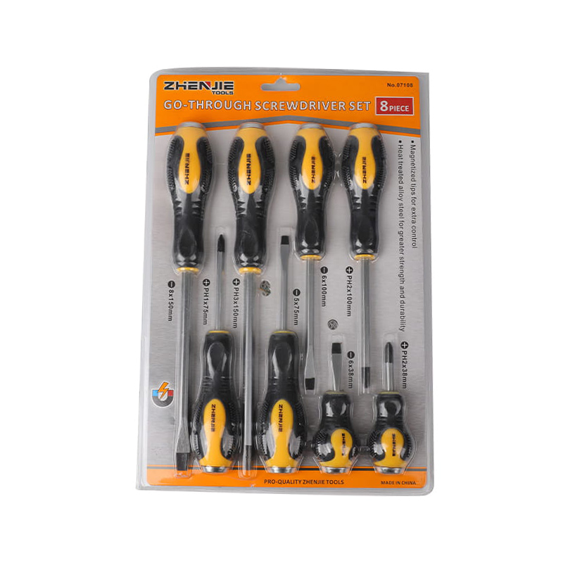 Conjunto de chave de fenda de combinação de bits Torx de precisão multifuncional de 8 peças