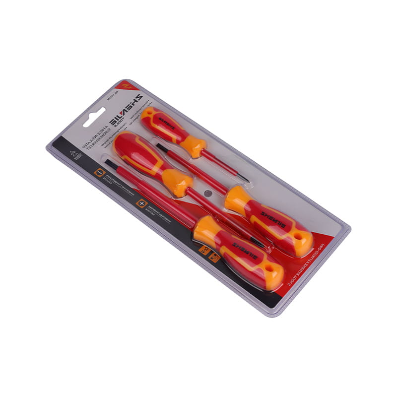 Conjunto de chave de fenda com cabo ergonomicamente isolado 4pcs 1000V