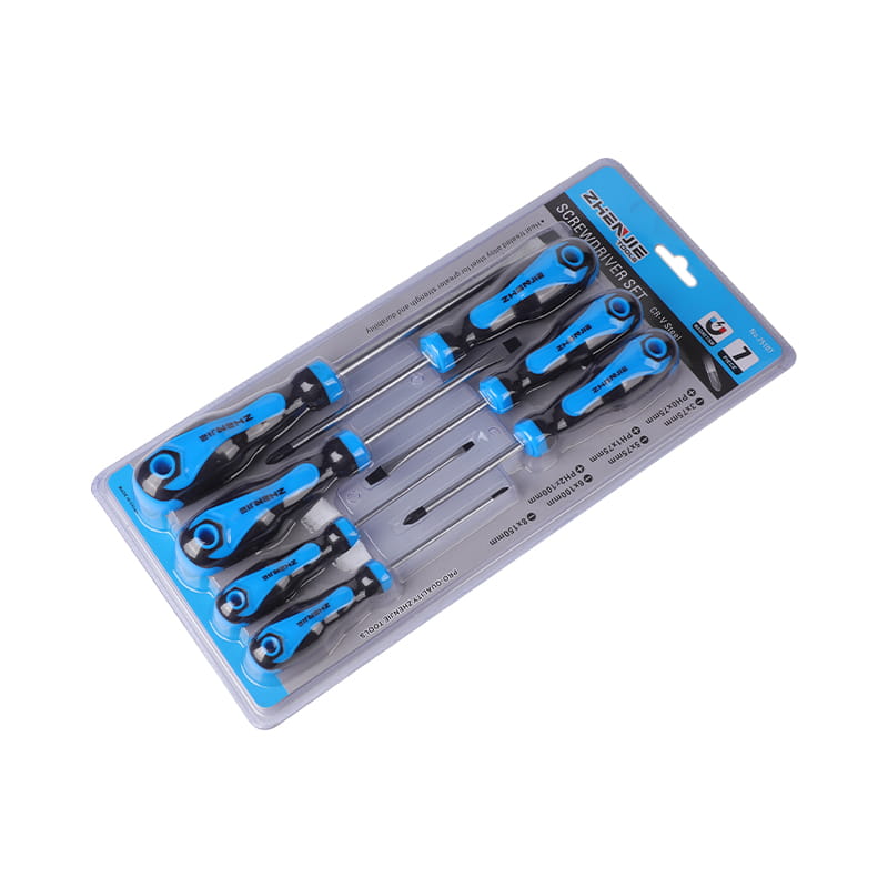 Conjunto de chave de fenda profissional de aço CR-V 7pcs