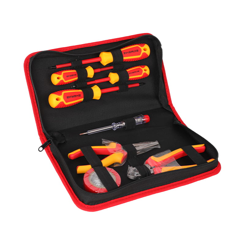 Conjunto de ferramentas de alicate de chave de fenda com cabo isolado PP e TPR 8pcs VDE