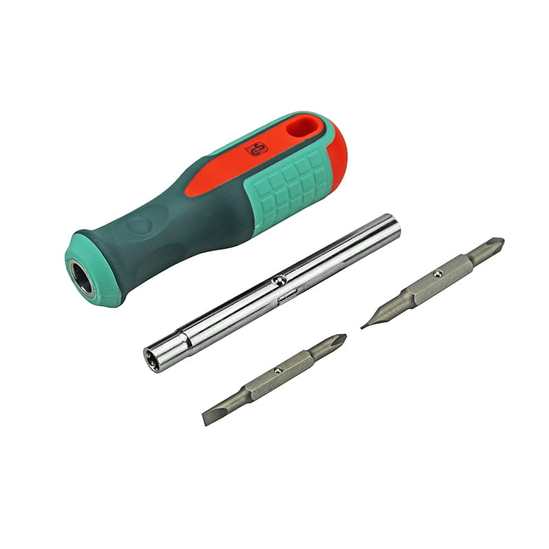 Conjunto de bits de chave de fenda Phillips CRV 6 em 1