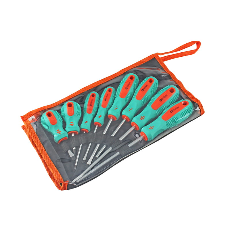 8pcs #2x38-#0x75-#1x100-#2x150mm Conjunto de chave de fenda isolada e com fenda Phillips