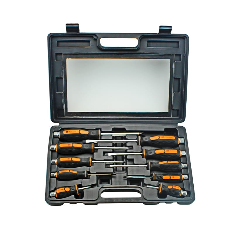 10pcs BMC Embalagem Conjunto de chave de fenda CRV Go-Though
