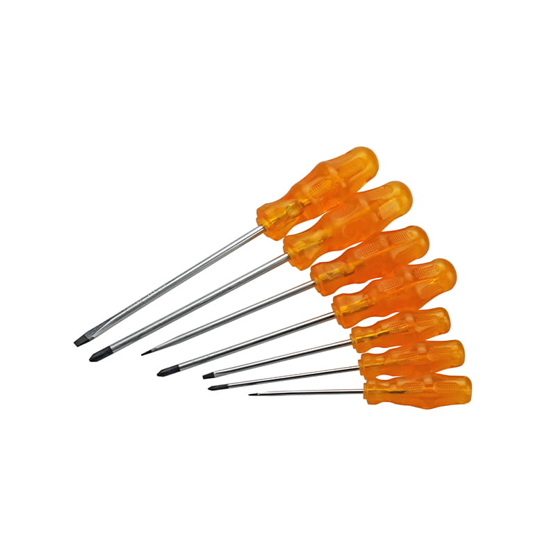 7pcs alça conjunto de chave de fenda CRV ergonomicamente projetado