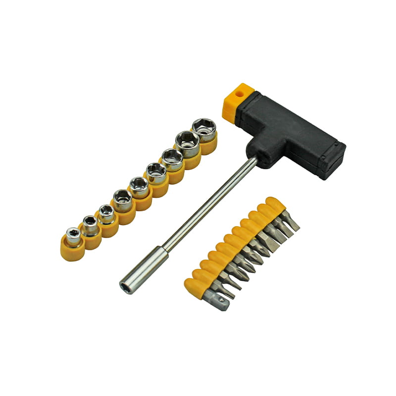21 unidades de soquete Phillips Torx Pozidriv com fenda e conjunto de bits