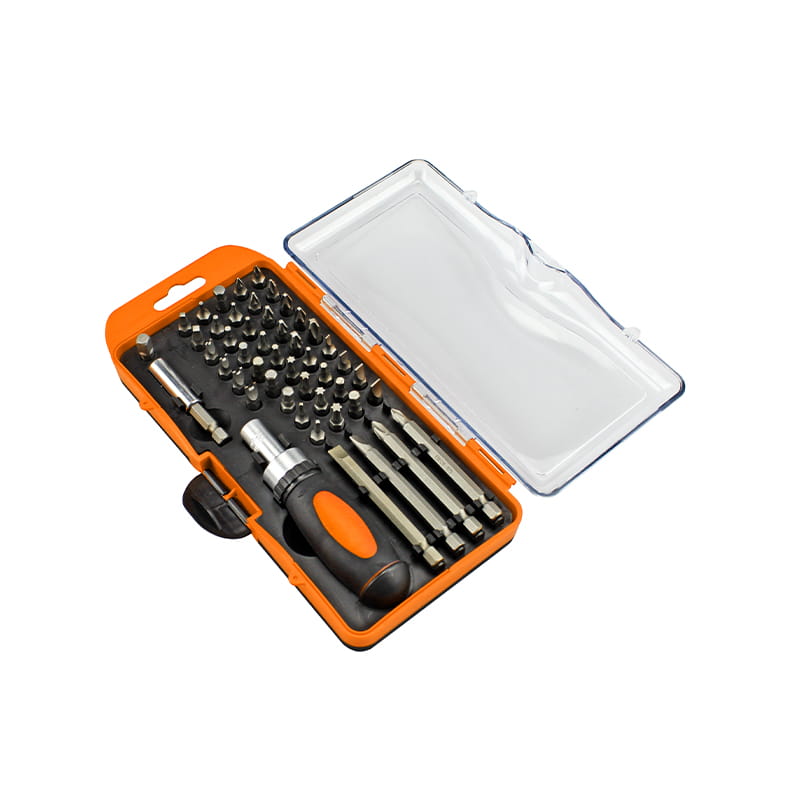Conjunto de bits magnéticos CRV com alça de catraca 49pcs