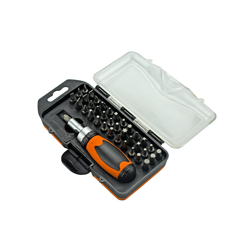 Conjunto de bits CRV com alça de catraca 38pcs