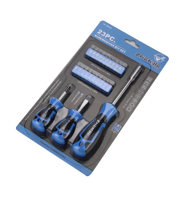 Chave de fenda Conjunto de bits com alça: uma solução eficiente para ferramentas profissionais