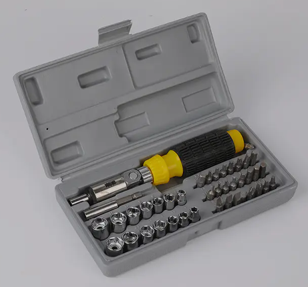 Conjunto de bits de catraca: uma ferramenta de reparo mecânica eficiente e conveniente
